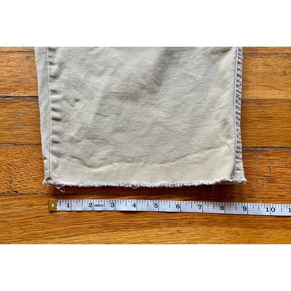 AMERICAN EAGLE Stretch Yellow Button-Fly Cotton Shorts Womens sz 8 - Picture 11 of 12